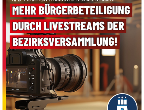 PM: AfD-Fraktion Hamburg-Nord fordert mehr Transparenz durch Livestreaming